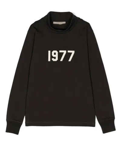 Essentials Kids' 1977-print Sweatshirt In Grey