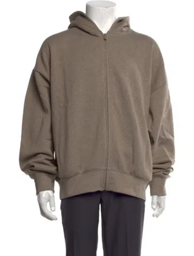 Pre-owned Essentials Crew Neck Long Sleeve Hoodie W/ Tags In Neutrals