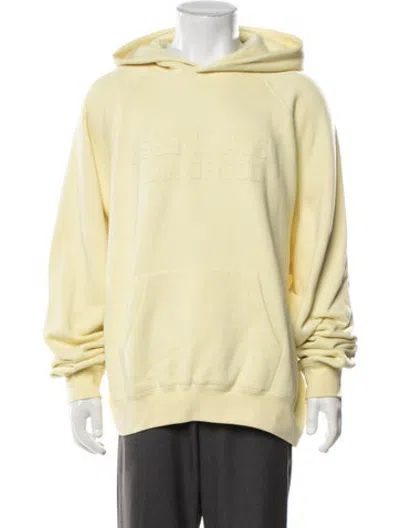 Pre-owned Essentials Crew Neck Long Sleeve Hoodie W/ Tags In Yellow