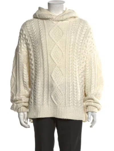 Pre-owned Essentials Crew Neck Long Sleeve Pullover In Neutrals
