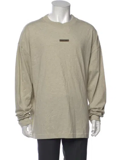 Pre-owned Essentials Crew Neck Long Sleeve T-shirt W/ Tags In Neutrals