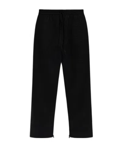 Essentials Drawstring-waist Track Pants In Black