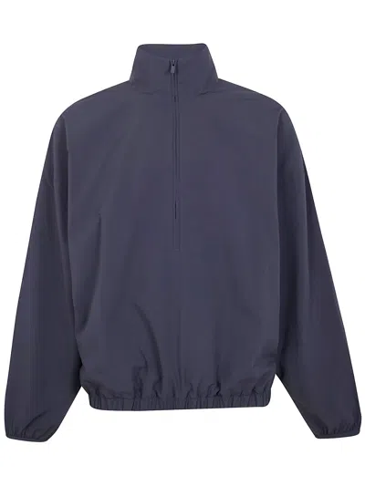 Essentials Fear Of God  "half Zip" Track Jacket In Gray