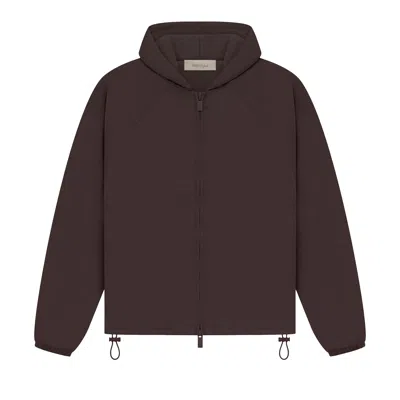 Pre-owned Essentials Fear Of God  Kids Full Zip Jacket 'plum' | Brown | Kid's Size 14.5