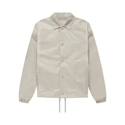 Pre-owned Essentials Fear Of God  Kids Nylon Coaches Jacket 'smoke' | Grey | Kid's Size 8