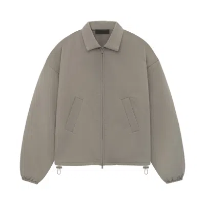 Pre-owned Essentials Fear Of God  Shell Bomber 'dust' | Grey | Women's Size Xs In Gray