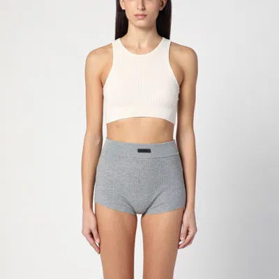 Essentials Fear Of God  Sporty White Honeycomb Tank Top