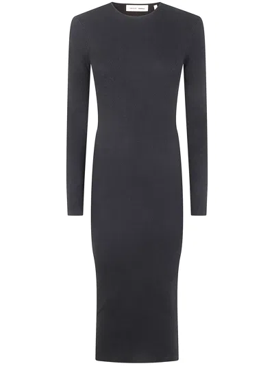 Essentials Fear Of God  "womens Rib" Long Sleeve Dress In Black