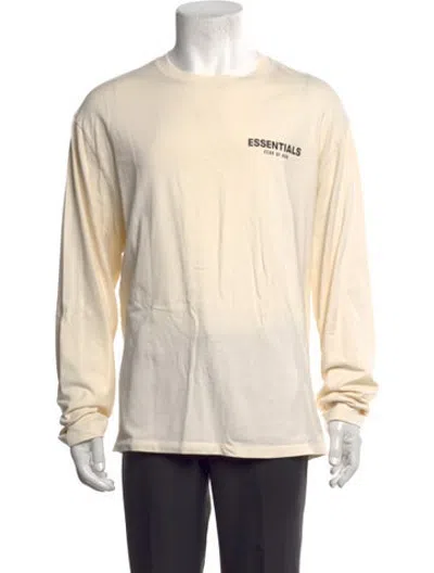Pre-owned Essentials Graphic Print Long Sleeve Shirt In Neutrals
