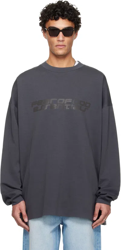 Essentials Holiday 90s Long Sleeve T-shirt In Animal Print