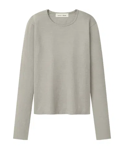 Essentials Long-sleeved T-shirt In Gray