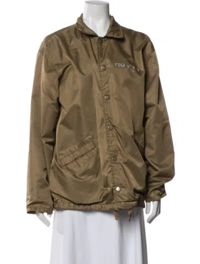 Pre-owned Essentials Nylon Utility Jacket In Neutrals