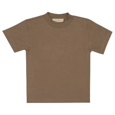 Pre-owned Essentials Short-sleeve Tee 'wood' In Brown