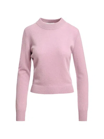 Essentiel Antwerp Kash Ribbed-trim Sweater In Pink