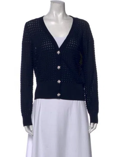 Pre-owned Essentiel Antwerp V-neck Sweater In Blue