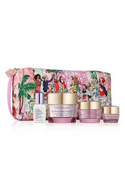 Estée Lauder Resilience Multi-effect Skin Care Routine Set (limited Edition) $228 Value In White