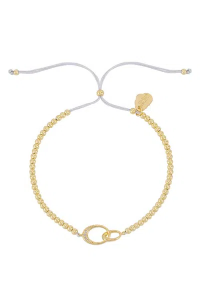 Estella Bartlett Louise Interlinked Cubic Zirconia Bracelet In Gold
