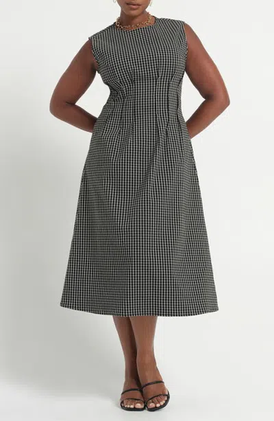 Estelle Bobbie Check Dress In Multi