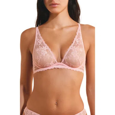Etam Heritage N°7 Classique Underwire Bra In Pink