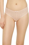 Etam Panama Lace Briefs In Blush