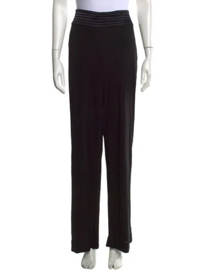 Pre-owned Etcetera Straight Leg Pants In Black