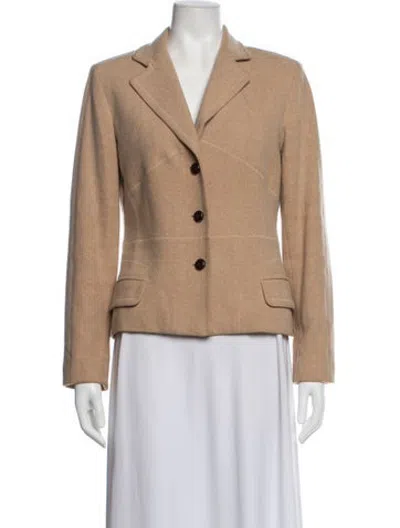 Pre-owned Etcetera Wool Blazer In Neutrals