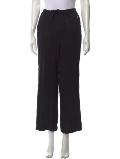 Pre-owned Éterne Wide Leg Pants In Black