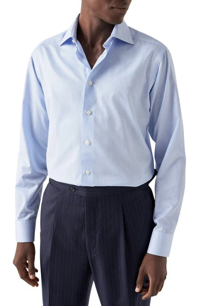 Eton Men's Organic Cotton Signature Twill Slim-fit Dress Shirt In Blue
