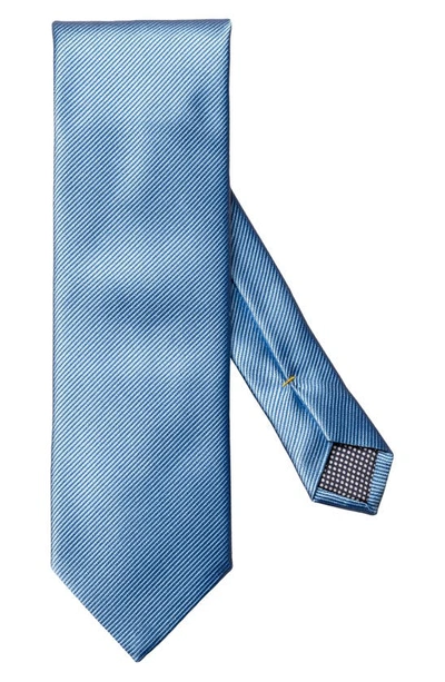 Eton Solid Silk Twill Tie In Lt/ Pastel Blue