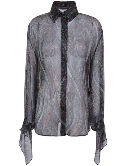 Etro Classic Shirt In Animal Print