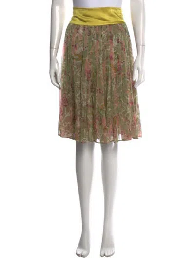 Pre-owned Etro Floral Print Mini Skirt In Multicolor