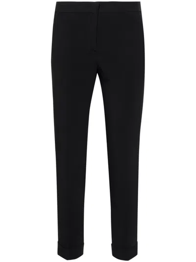 Etro High-waist Cropped Trousers In Black