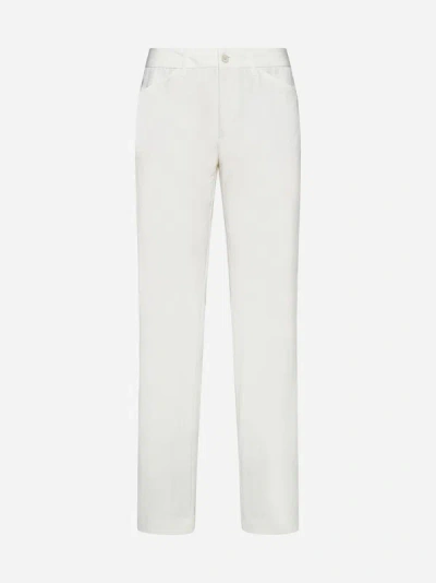 Etro Lyocell Trousers In White