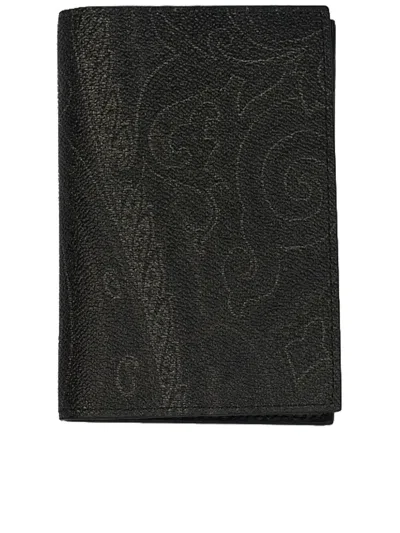 Etro Passport Holder Arnica 9,5x13,7 In Black