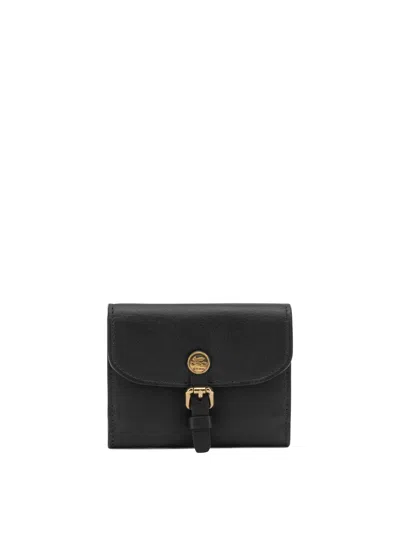 Etro "pony" Wallet In Black