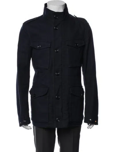 Pre-owned Etro Utility Jacket In Blue