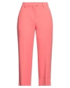 Etro Woman Pants Coral Size 10 Viscose, Acetate, Elastane In Red