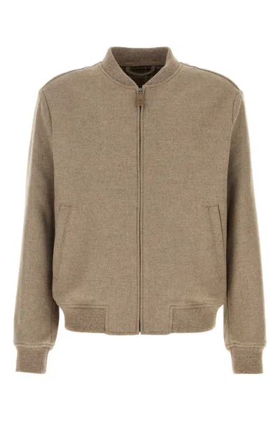 Etro Wool-blend Bomber Jacket In Animal Print