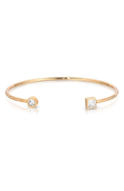 Ettika Cubic Zirconia Cuff Bracelet In Gold