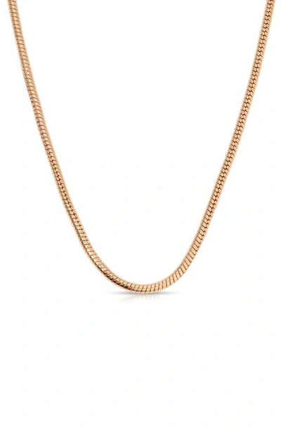 Ettika Snake Chain Necklace In Gold