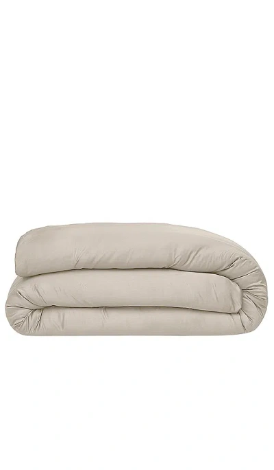 Ettitude Signature Sateen Duvet Cover In Sand