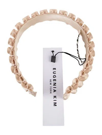 Pre-owned Eugenia Kim Silk Hairband W/tags In Neutrals