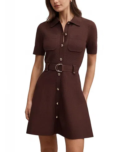 Ever New Women's Amy Fit And Flare Knitted Mini Dress In Multi