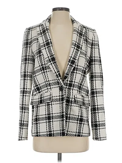 Pre-owned Evereve Cardigan Sweater In Silver