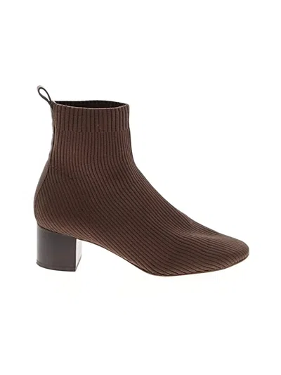 Pre-owned Everlane Ankle Boots In Brown