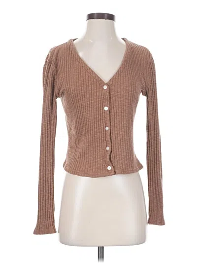Pre-owned Everlane Cardigan Sweater In Brown