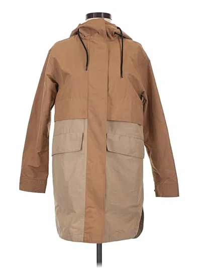 Pre-owned Everlane Raincoat In Tan