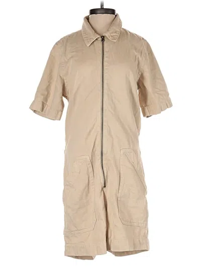 Pre-owned Everlane Romper In Tan