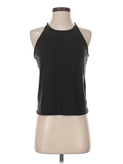 Pre-owned Everlane Tank Top Black Halter Neckline Tops