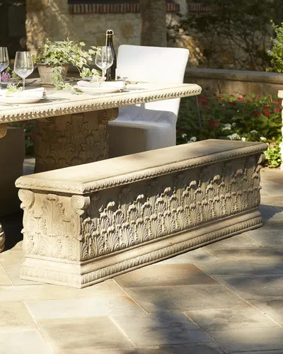 Exclusive Roman Straight Bench In Neutral